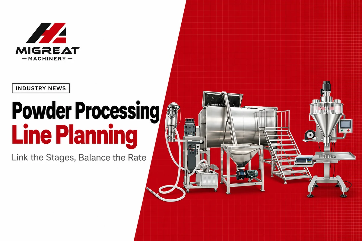 Powder Processing Line, How to Plan One