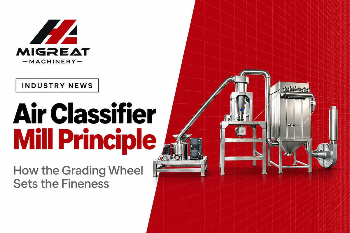 Air Classifier Mill Working Principle Explained