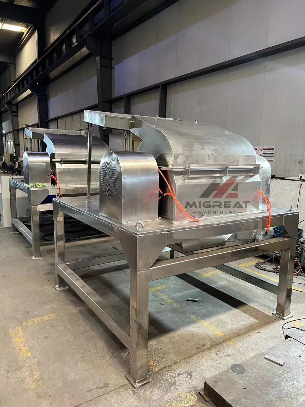 GFS hammer mill that can be fitted with a cold air fan for heat sensitive spice