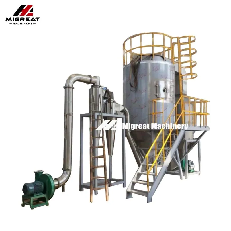 LPG centrifugal spray dryer with drying tower and cyclone