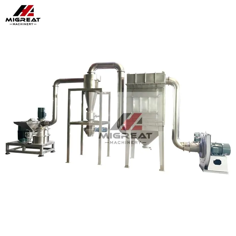 WFJ air classifier mill with water cooled jacket round the grinding chamber