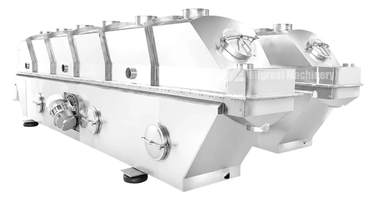 Migreat vibrating fluid bed dryer