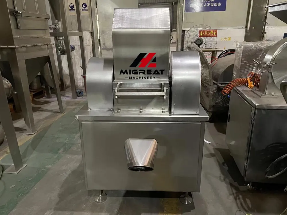 PSJ coarse crusher in stainless steel for spice and herb crushing