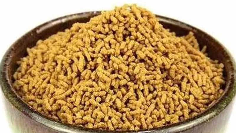 Cylindrical granules